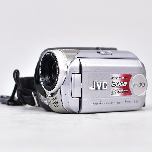 JVC Everio GZ-MG21U Silver 20 GB Hard Disk Drive Digital Video Camera Not Tested - Picture 2 of 7